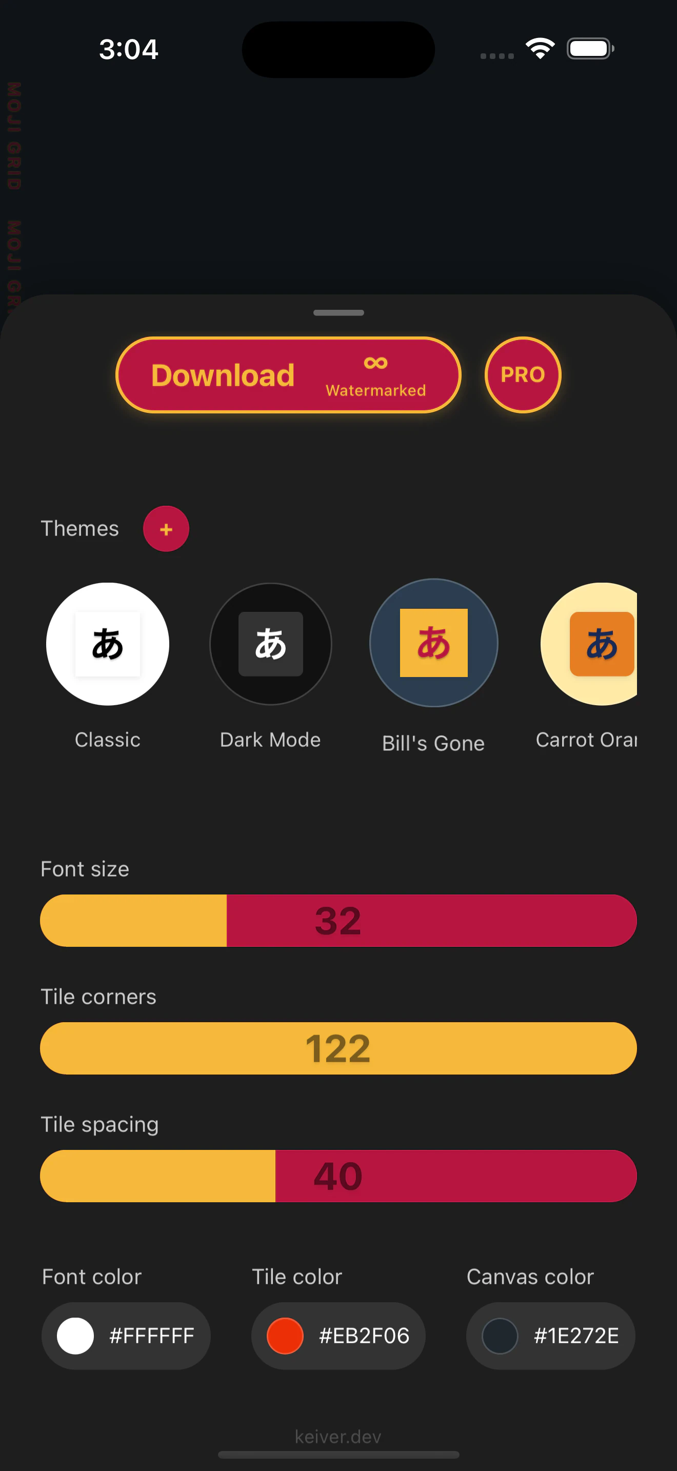 Preview of Barlog app