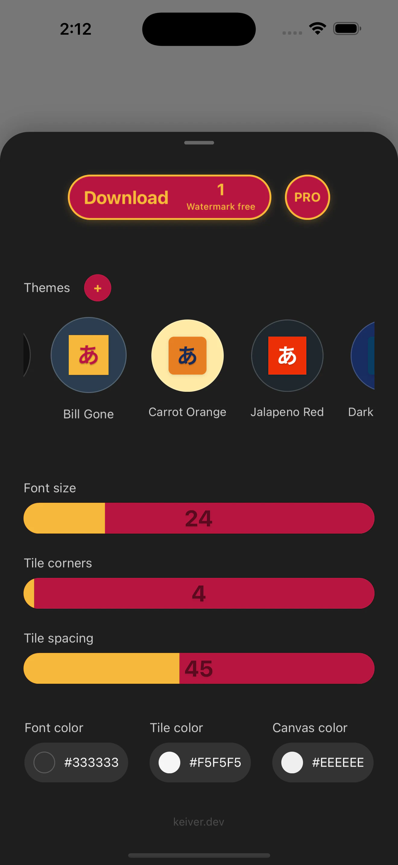 Preview of Barlog app