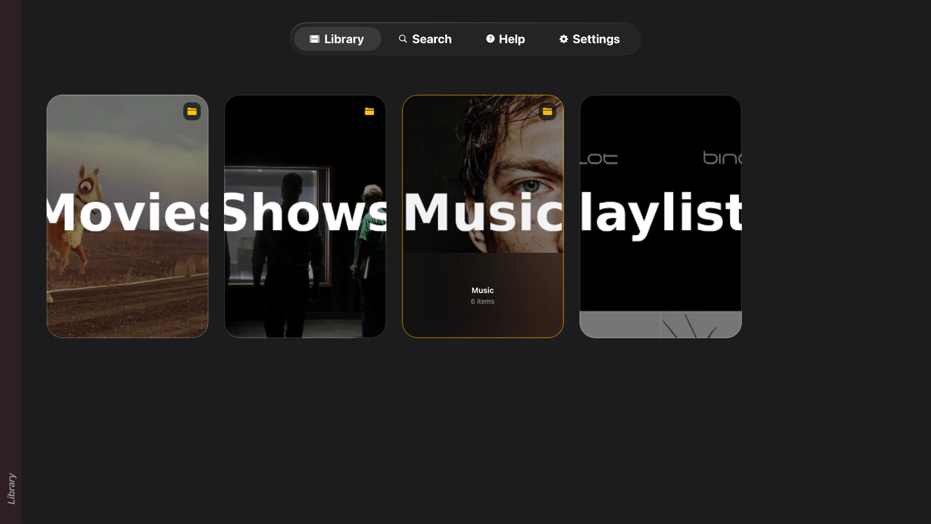 Tomo TV search showing no results found for query 'natural' with native Apple TV keyboard